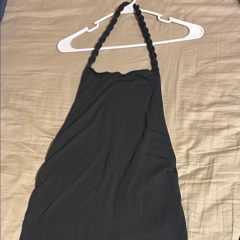 Black Halter Top